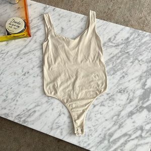 Free people tan body suit